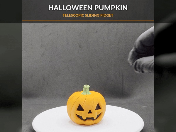 🎃 Halloween Pumpkin | Telescopic Sliding Fidget