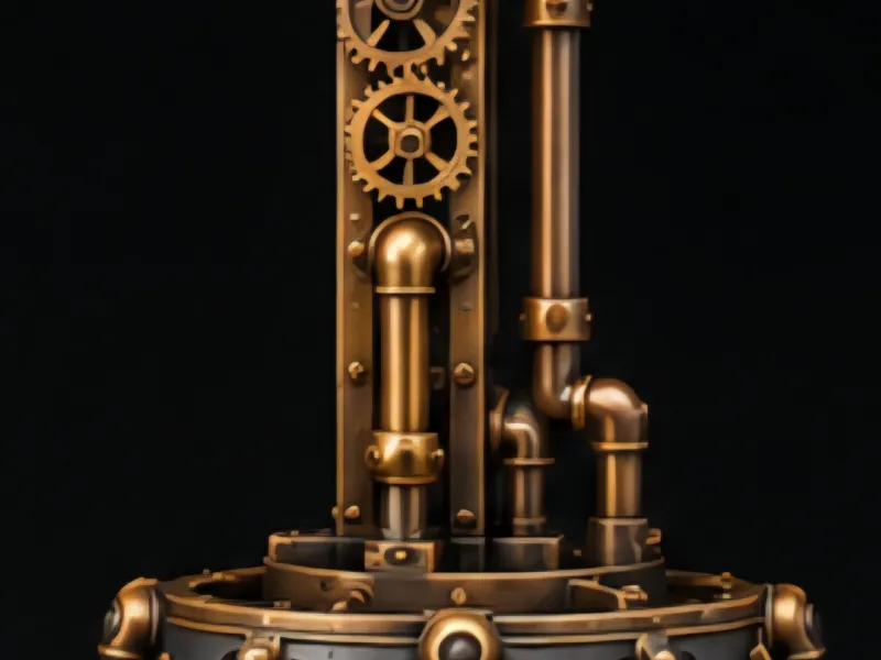 Steam punk headphone stand  fat top