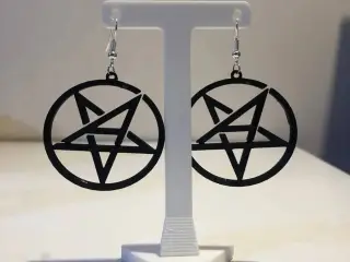 Earring pendant Anthrax rock metal band