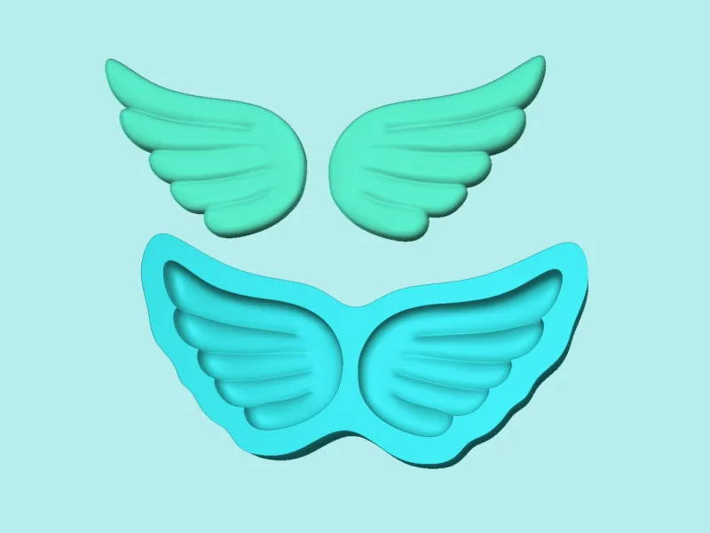 Wing Mold E - Molding Maker Template
