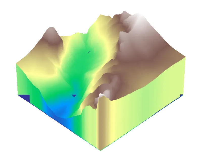 Yosemite Terrain Scape - Half Dome