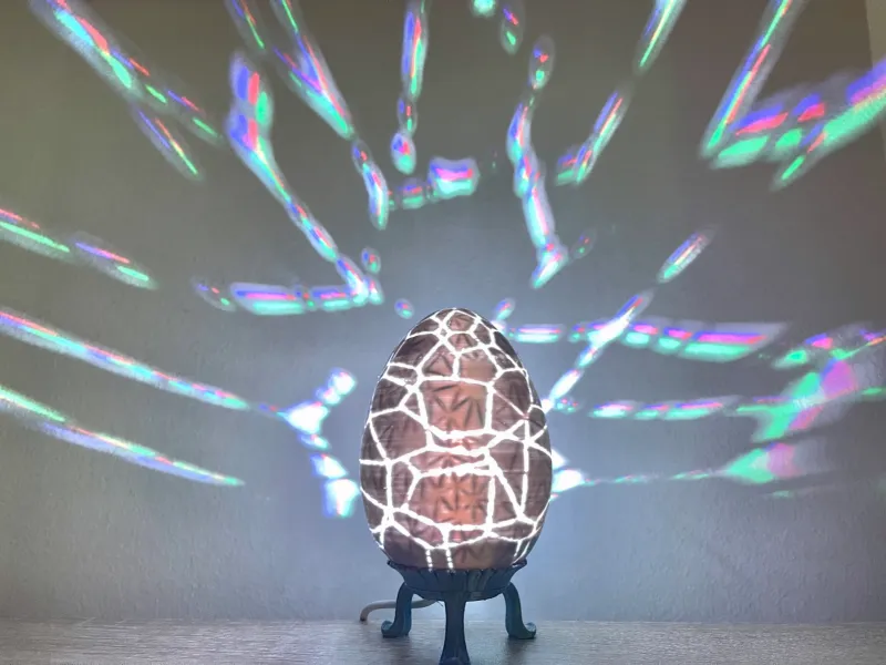 Prismatische Eierlampe