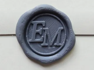 Wax Seals with Editable Lettering and Alphabet