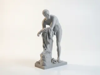 Iron Hermes Classical Sculpture Statue 3D Printable