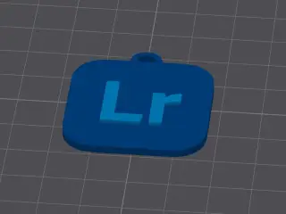 Adobe Lightroom keychain