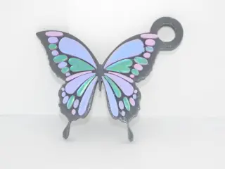 3D Printed Multicolored Butterfly Keychain
