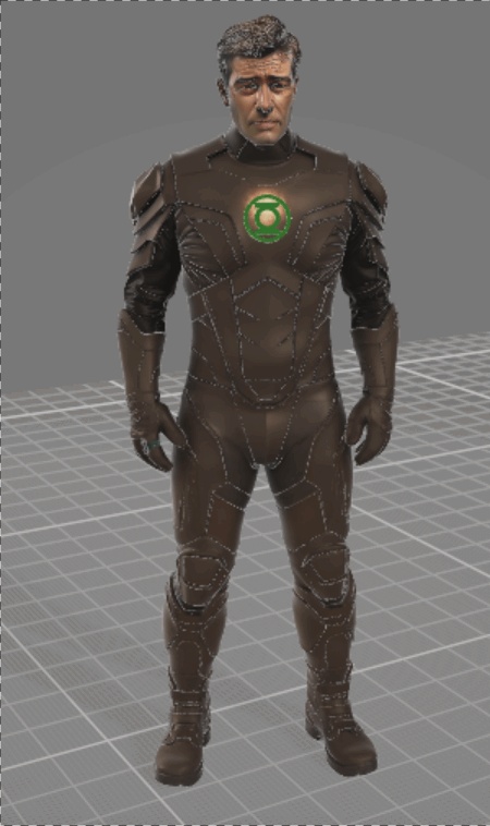 Hal Jordan - Scultura Fan della Serie Lanterns