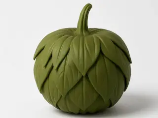 LEAVES PUMPKIN / PUMPKIN LEAF / NATURE AUTUMN DESIGN
