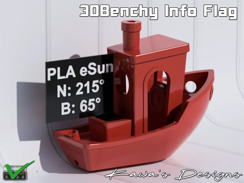 3DBenchy Info Flag