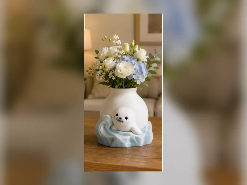 Wazon Ceramic Lotus Art Vase
