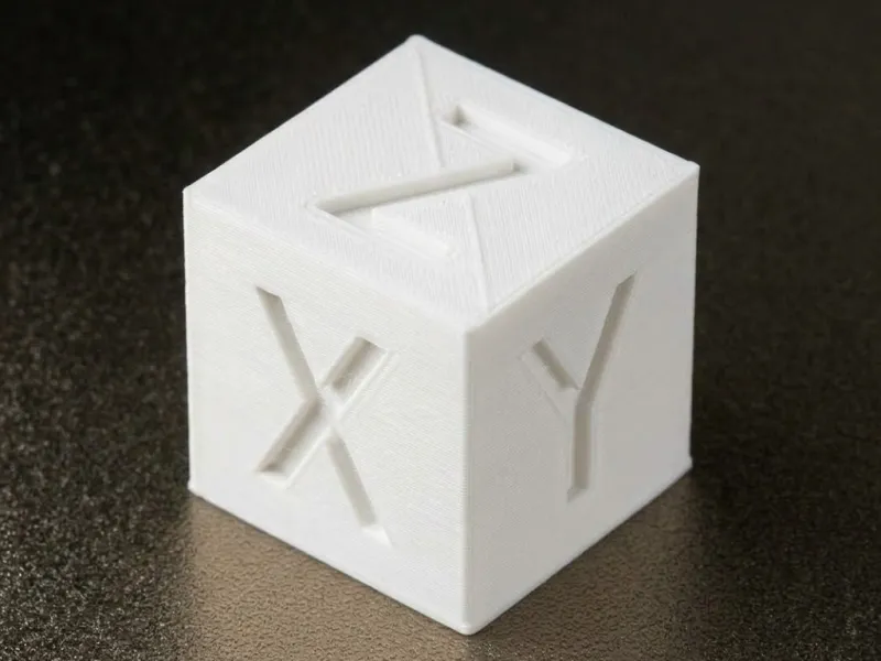 XYZ Calibration Cube Old school Retro cube