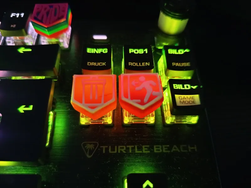 Custom Gaming Keycaps – “Trash & Exit” (Mechanical Keyboard)