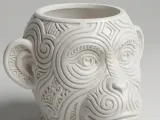 Affen - Kopf, Hexa Design - Behälter - Blumentopf-0