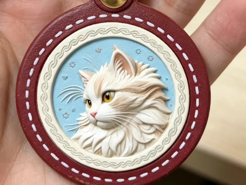 猫猫头·小猫咪咪·徽章钥匙扣·吊坠