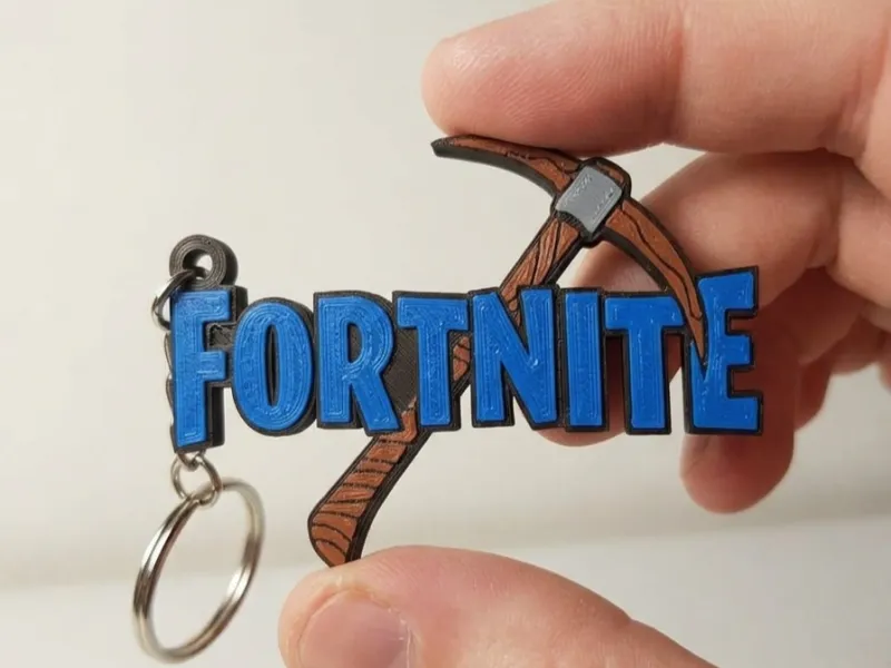 portachiavi fortnite piccone