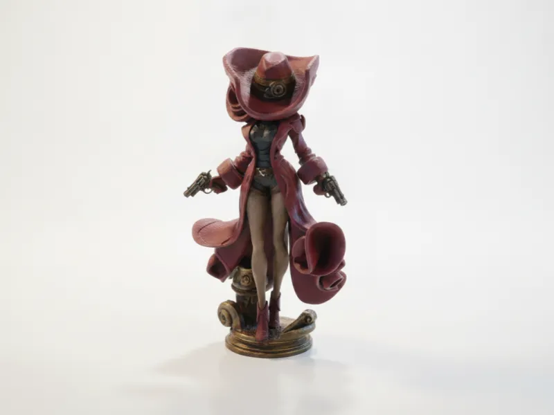 Miss Fortune Pirate Statue LOL Champions 3D Printable