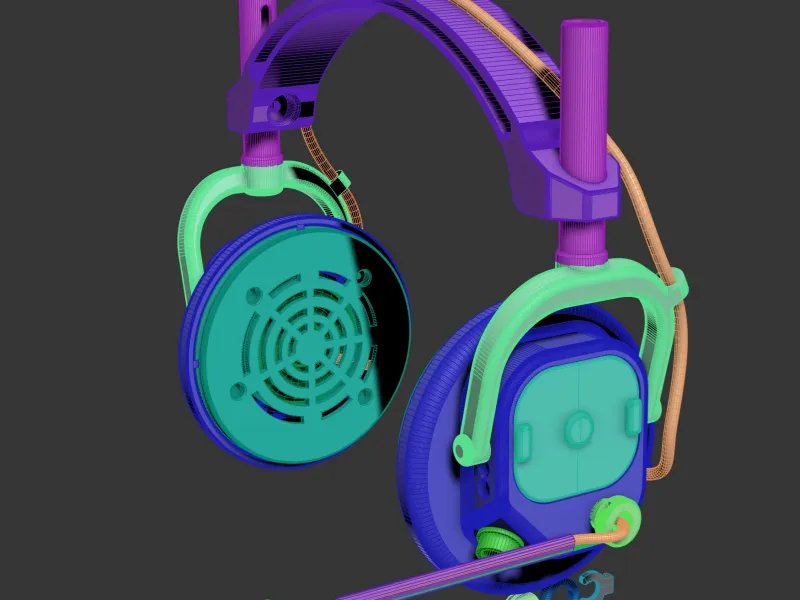 headset 110mm overear headphones