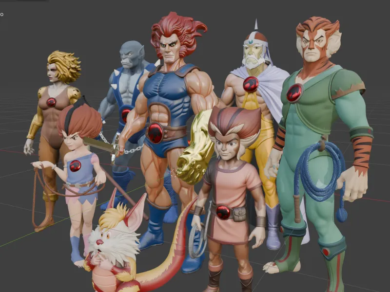 ¡Thundercats Ho! – Estatuas completas imprimibles en 3D de alto detalle
