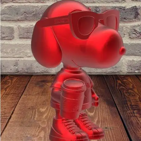 dog snoopy coffe