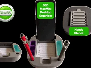 S3D MacMini Desktop Organiser