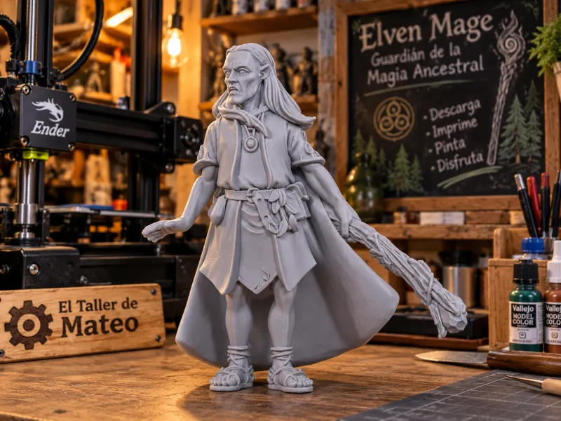 Elven Mage – Gardien de la Magie Ancestrale