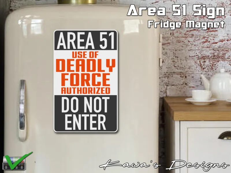 Area 51 Fridge Magnet