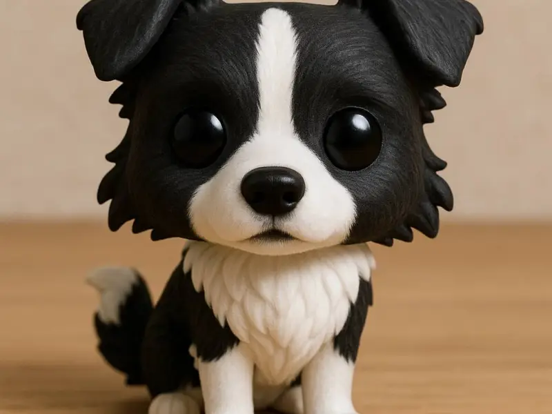 Border Collie Dog Model