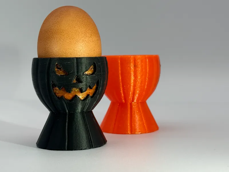 Série de coquetiers citrouille – 4 designs d'Halloween