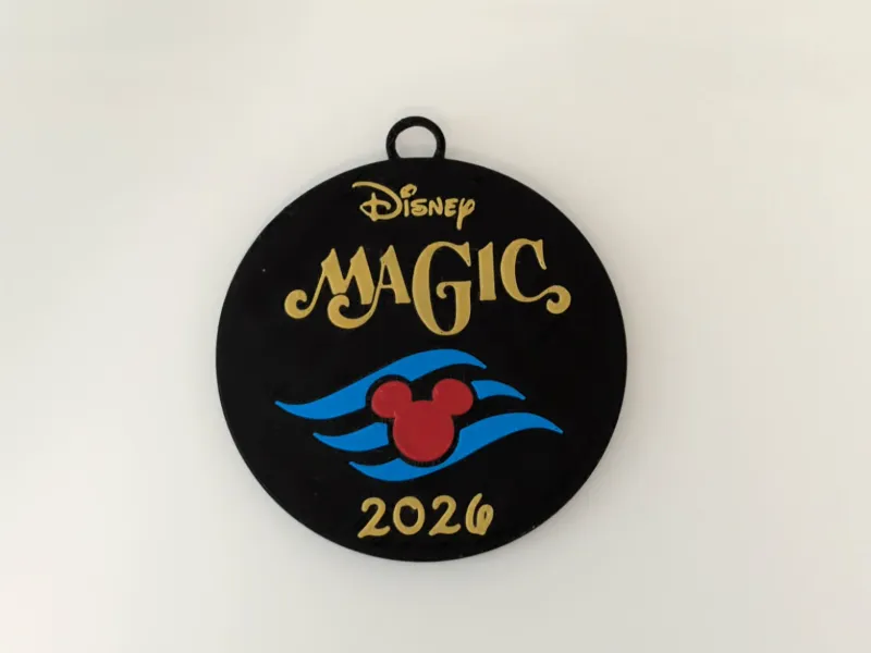 DCL Magic-Inspired Cruise Ornament 2026 | Black & Gold