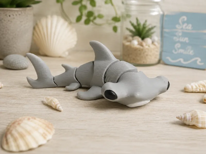 🦈🔨 Requin-marteau flexi articulé