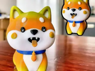Adorable Shiba Inu (Miniature and Keychain)