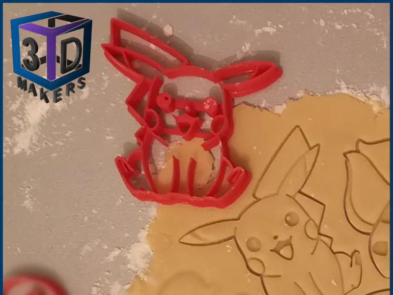 Pikachu kurabiye kesici