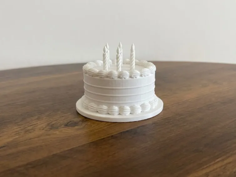 Birthday Cake - Decorative Food Model