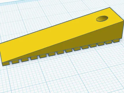 TPU keychain doorstop