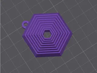 Hex key chain