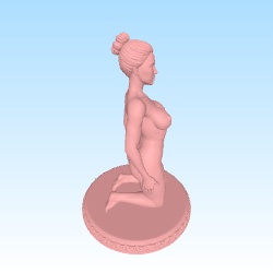 Anatomic model woman 3 for painting & sculpting