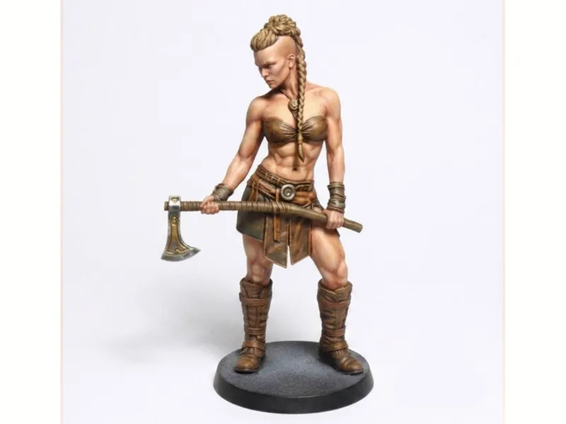 Warrior woman sculpture 3
