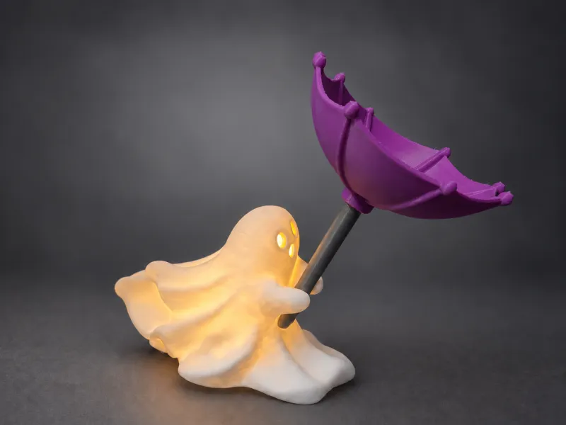 Levado pelo Vento - Suporte para Vela LED de Fantasma
