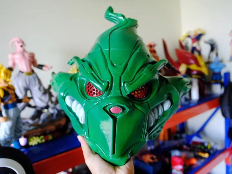 Casco Cyberpunk del Grinch - Cosplay di Halloween
