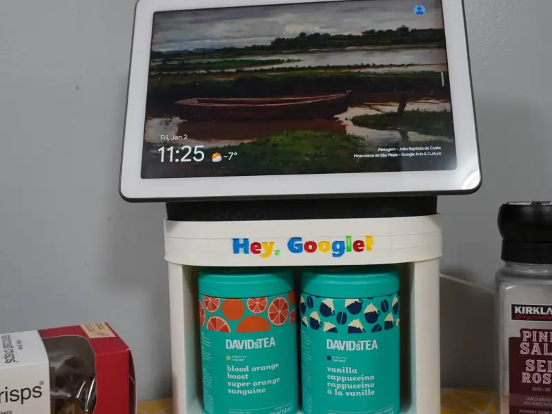 Modular Google Nest Hub Max Stand – Rotating/Static Tops