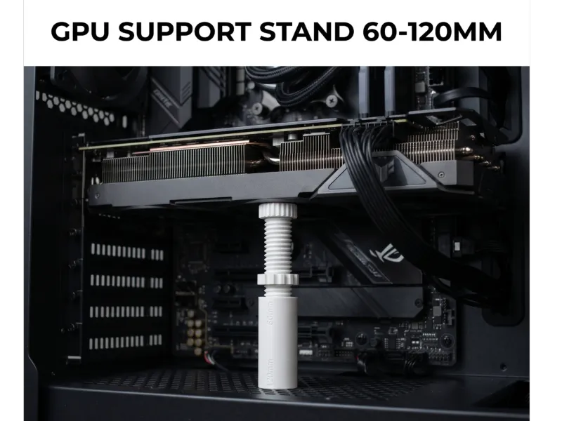Suporte para placas de vídeo (GPU) com ajuste de altura 60-120