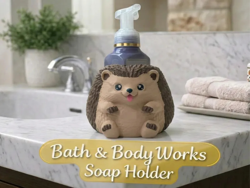 Portasapone Bath & Body Works a forma di riccio