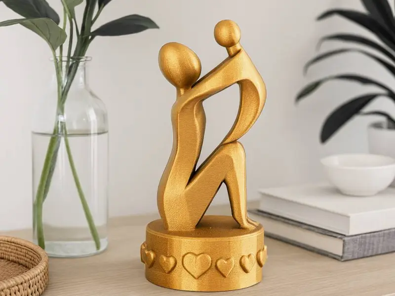 Mother’s Day Sculpture, 3D Mother and Child Decor