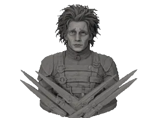 Edward Scissorhands Bust