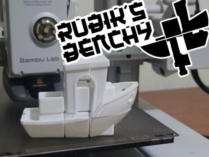 ¡1 2 3 Rubik's Benchy! Rubik's Benchy Simple