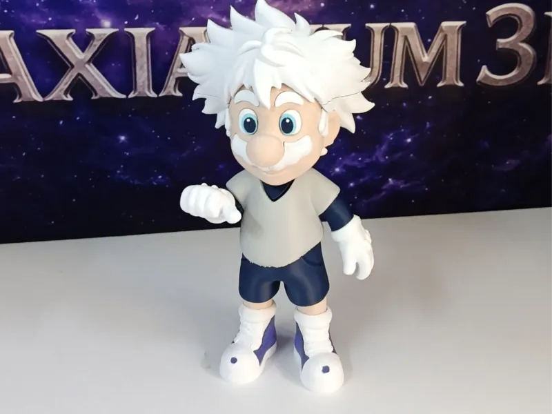 Killua Zoldyck x Mario Mashup - Multi-Part Design (No AMS Ne
