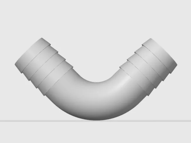 90 Degree Pool Hose Connector / Schlauchtülle 90° / 38mm