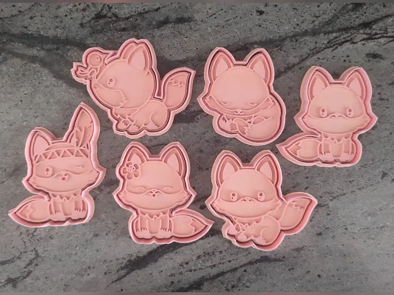 Cute Fox Cookie Cutters