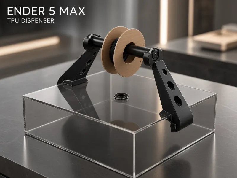 موزع TPU لـ ENDER 5 MAX (مع الغلاف الرسمي)