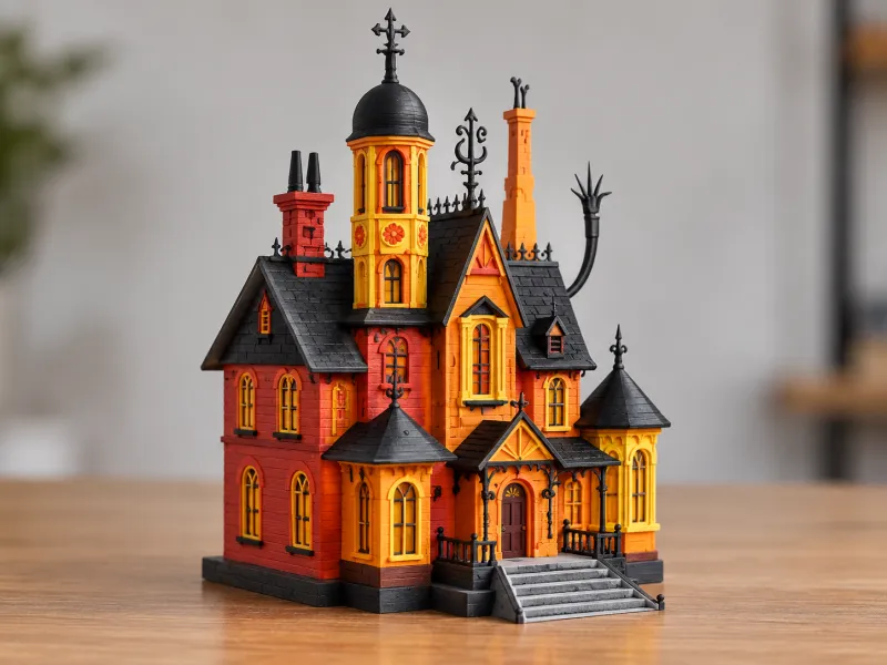 Foster’s Home for Imaginary Friends – 3D Printable Mansion
